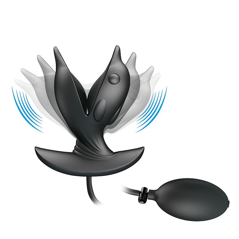 Plug Anal Inflável com Vibrador - Hanson - Pretty Love