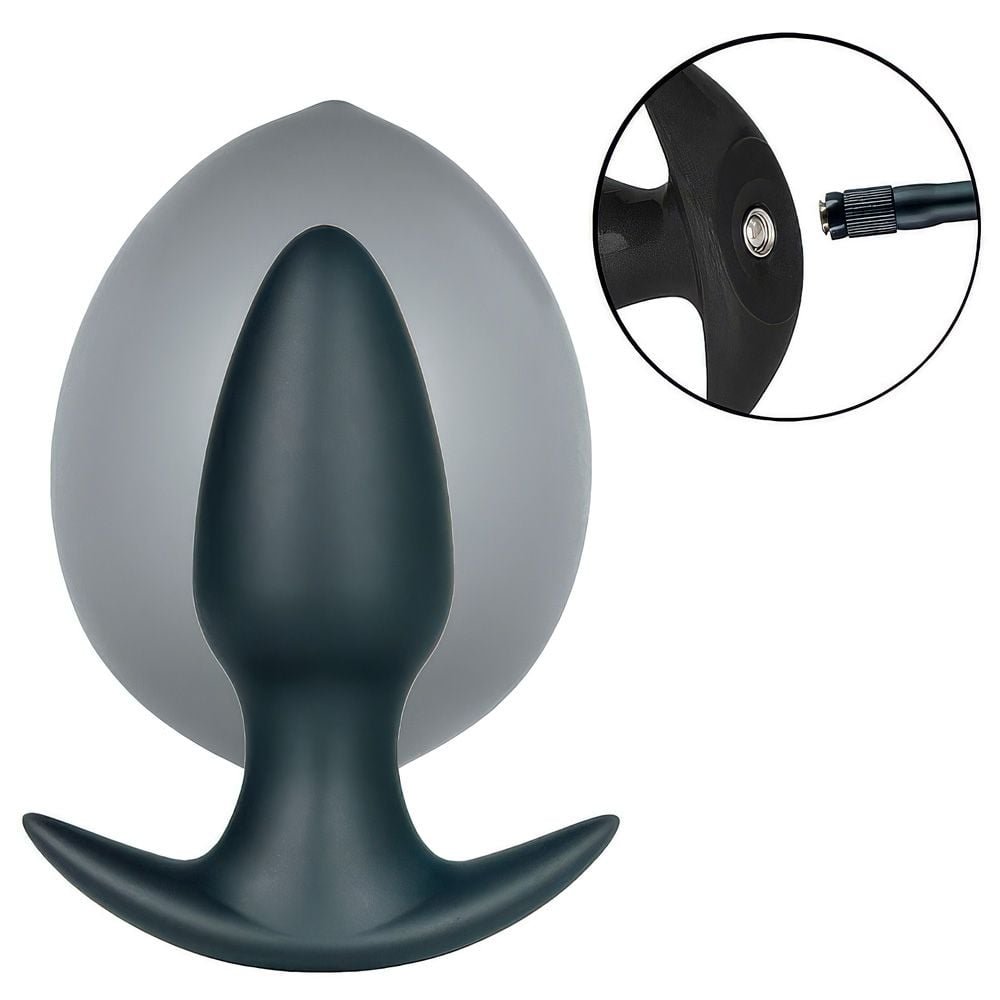 Plug Anal Inflável Em Silicone 7,5 X 3 Cm Sexy Import