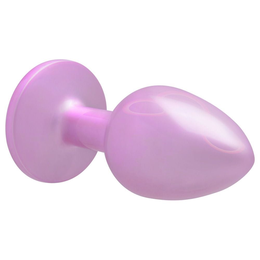 Plug Anal Luxo 2 Pedra Acrílico Tamanho P Vipmix