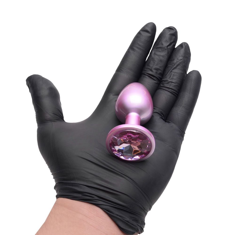 Plug Anal Luxo 2 Pedra Acrílico Tamanho P Vipmix