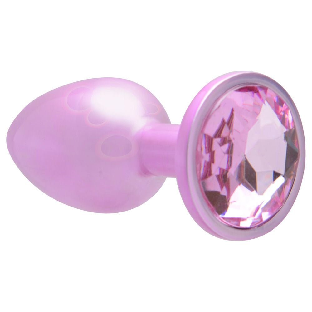Plug Anal Luxo 2 Pedra Acrílico Tamanho P Vipmix