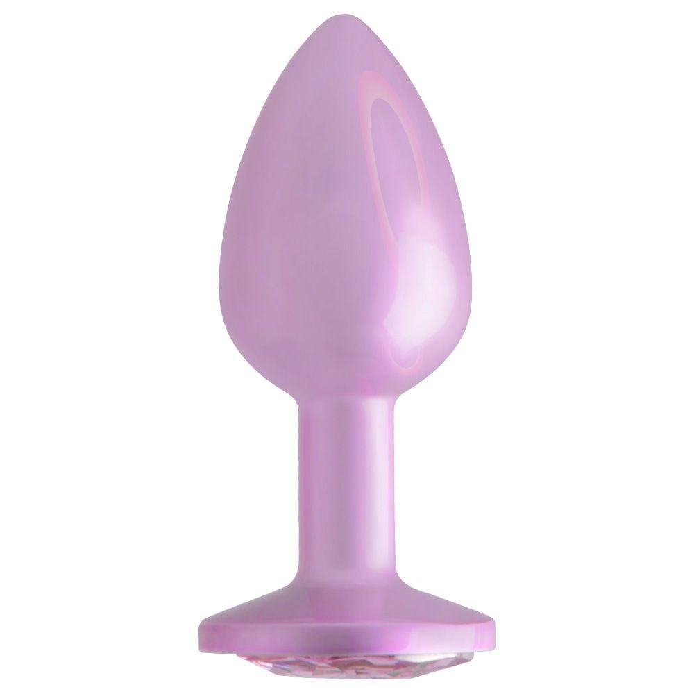 Plug Anal Luxo 2 Pedra Acrílico Tamanho P Vipmix
