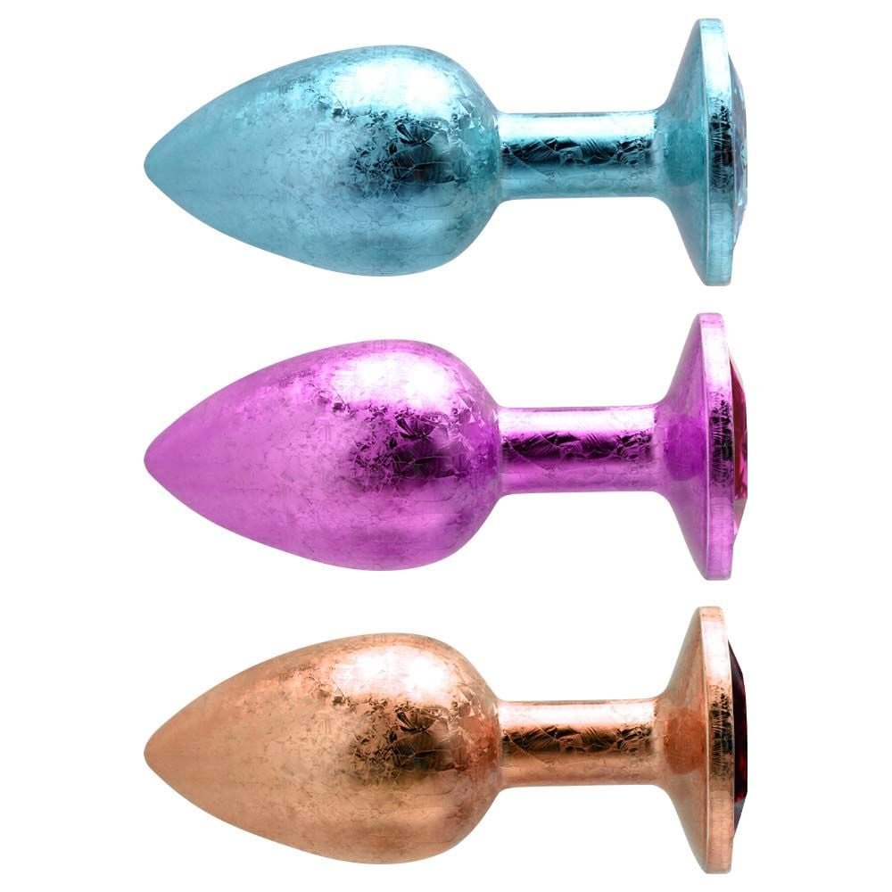 Plug Anal Luxo Pedra Acrílico Tamanho P Vipmix