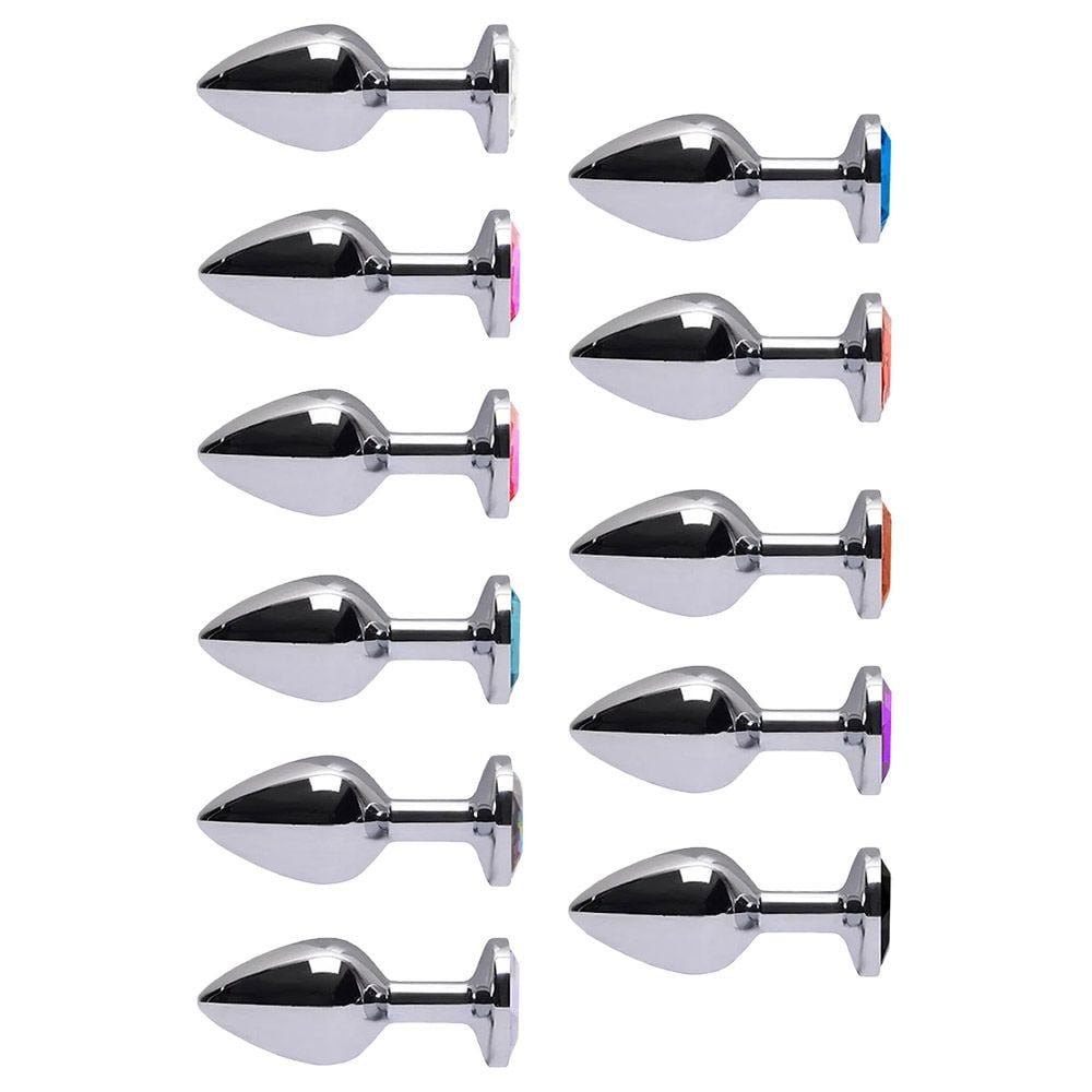 Plug Anal M Aço Brilhante Sexy Import