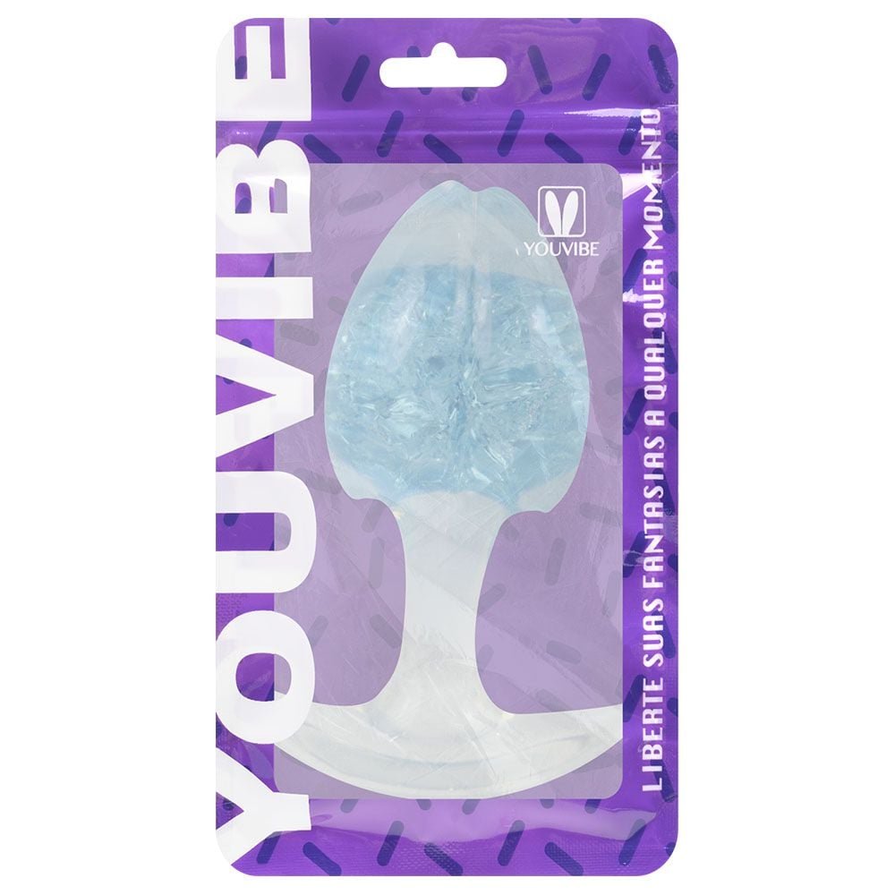 Plug Anal M Broto Esfera Vidro 9,6 X 6,5cm Vipmix