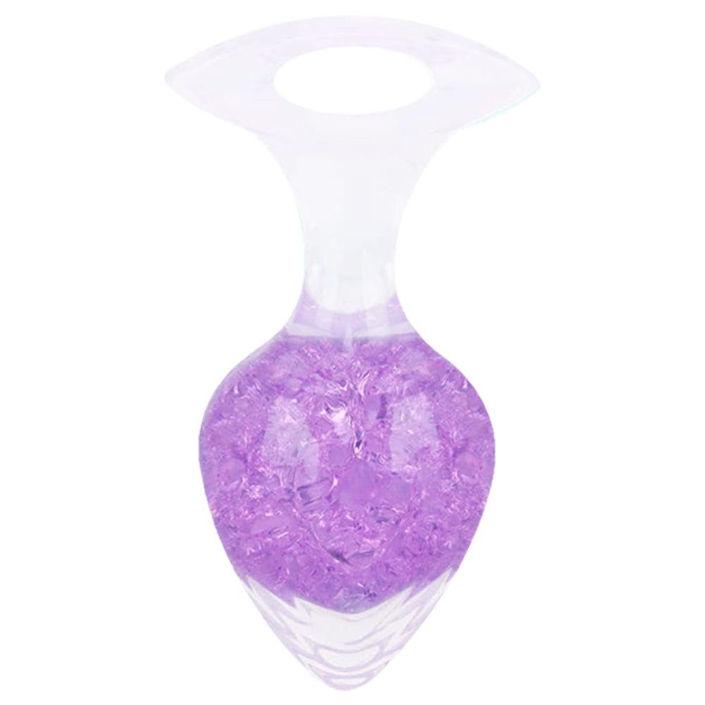 Plug Anal M Coração Esfera Vidro 9,6 X 5,7cm Vipmix