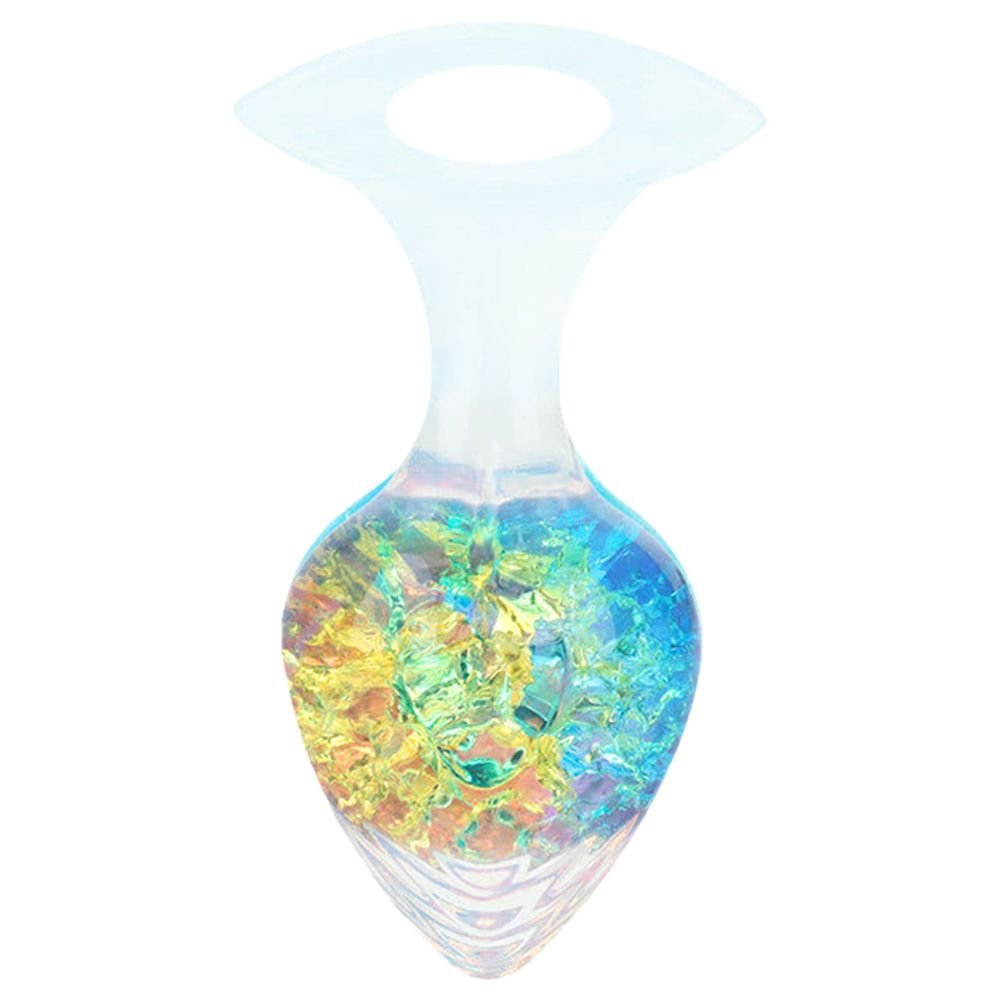 Plug Anal M Coração Esfera Vidro 9,6 X 5,7cm Vipmix