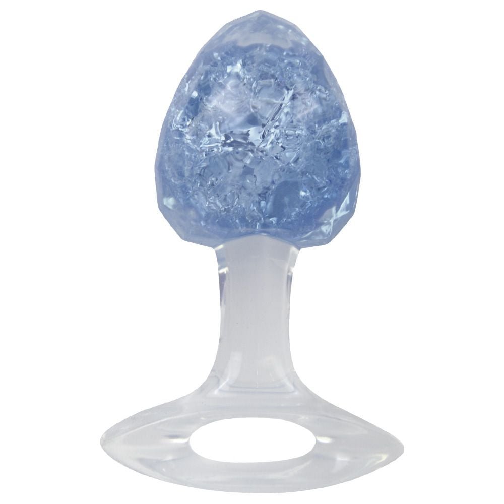 Plug Anal M Diamante Esfera Vidro 9,1 X 5,7cm Vipmix