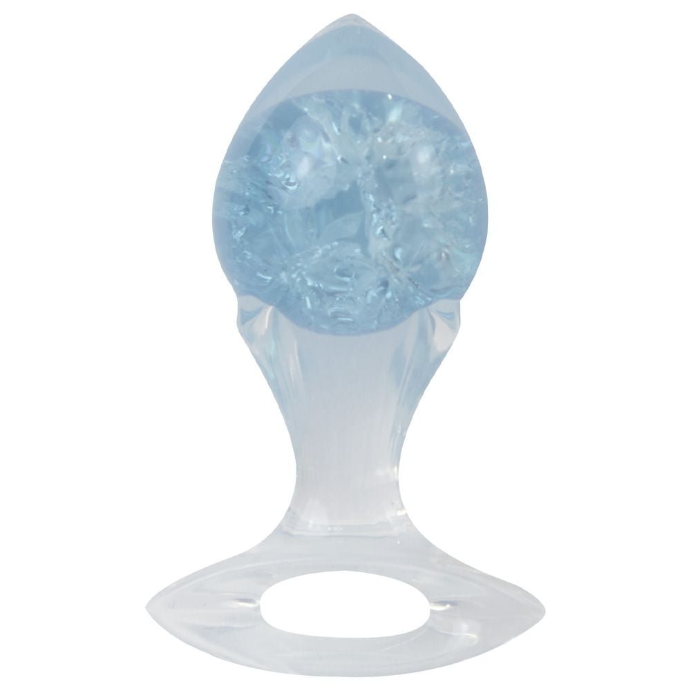 Plug Anal M Seta Esfera Vidro 9,6 X 5,7cm Vipmix