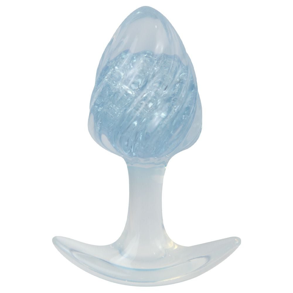 Plug Anal M Twister Esfera Vidro 9,4 X 6,5cm Vipmix