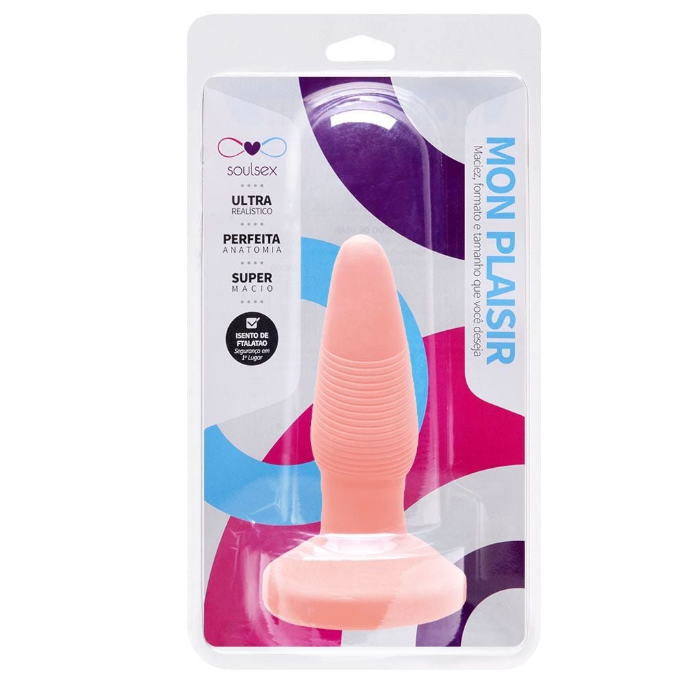 Plug Anal Maciço 11 X 3,5cm Soulsex