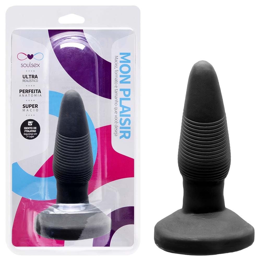 Plug Anal Maciço 11 X 3,5cm Soulsex