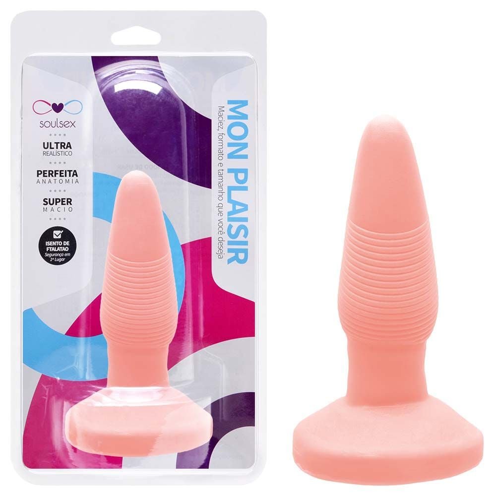 Plug Anal Maciço 11 X 3,5cm Soulsex