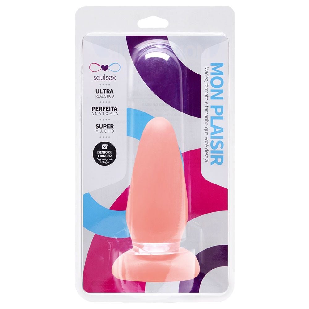 Plug Anal Maciço 14 X 5,4cm Soulsex
