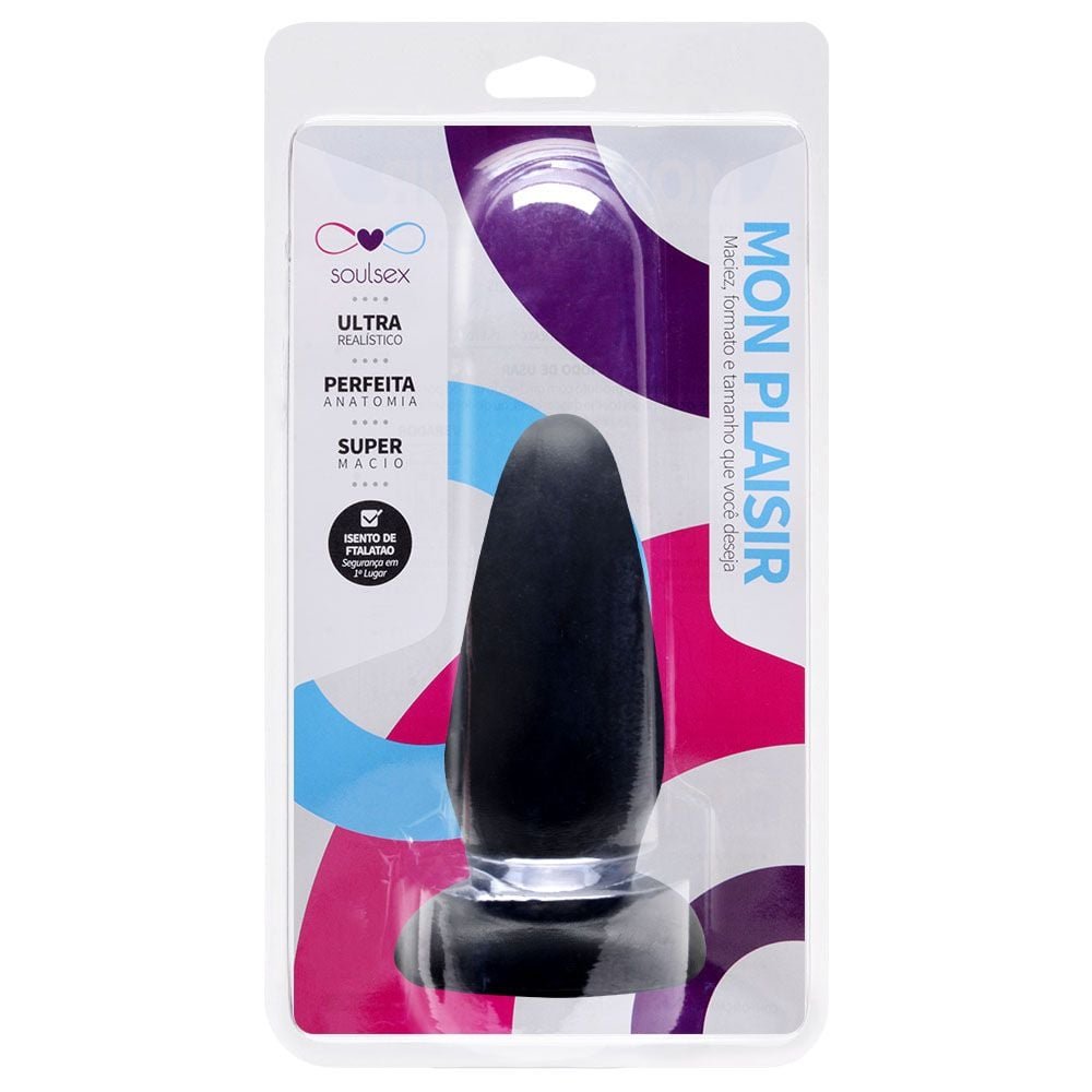 Plug Anal Maciço 14 X 5,4cm Soulsex