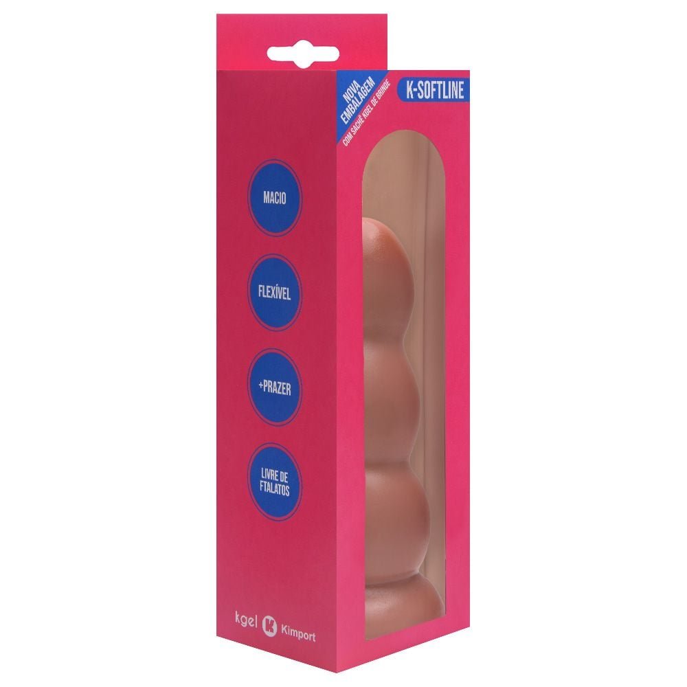 Plug Anal Maciço 16 X 4,5cm Kgel