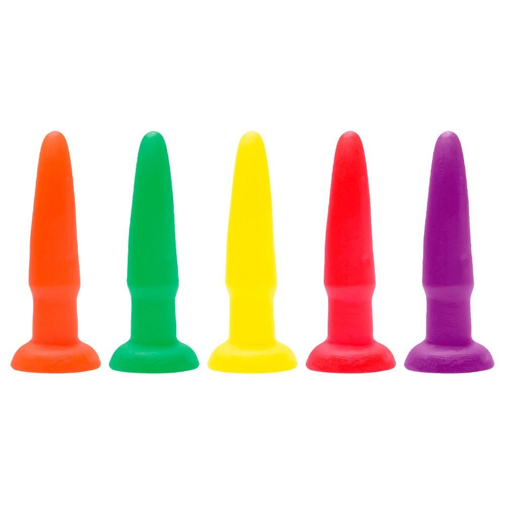 Plug Anal Maciço Colors 11 X 2,5cm Kgel