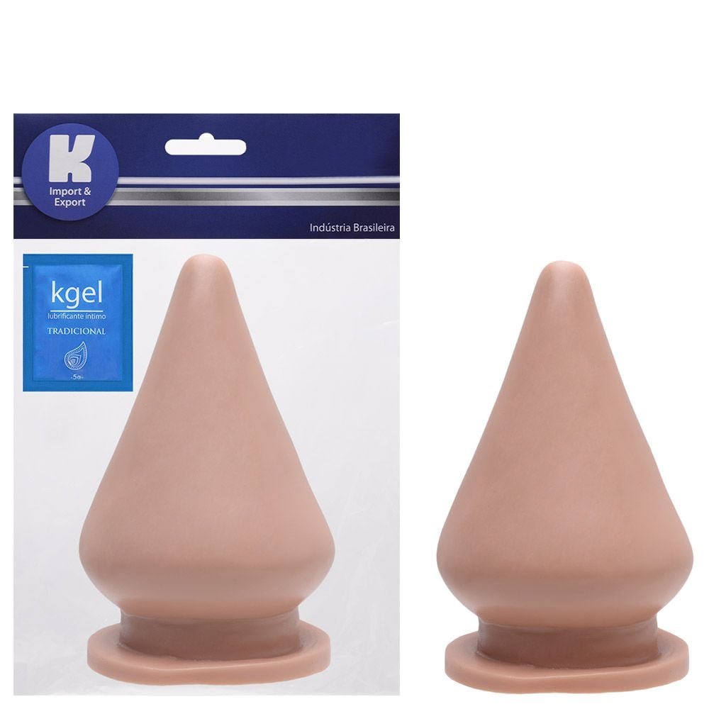 Plug Anal Maciço Gigante 20 X 12cm Kgel