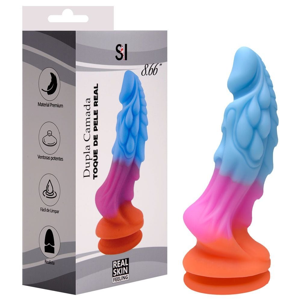 Plug Anal Master Colorido 20 X 5,2cm Si Sexy Import