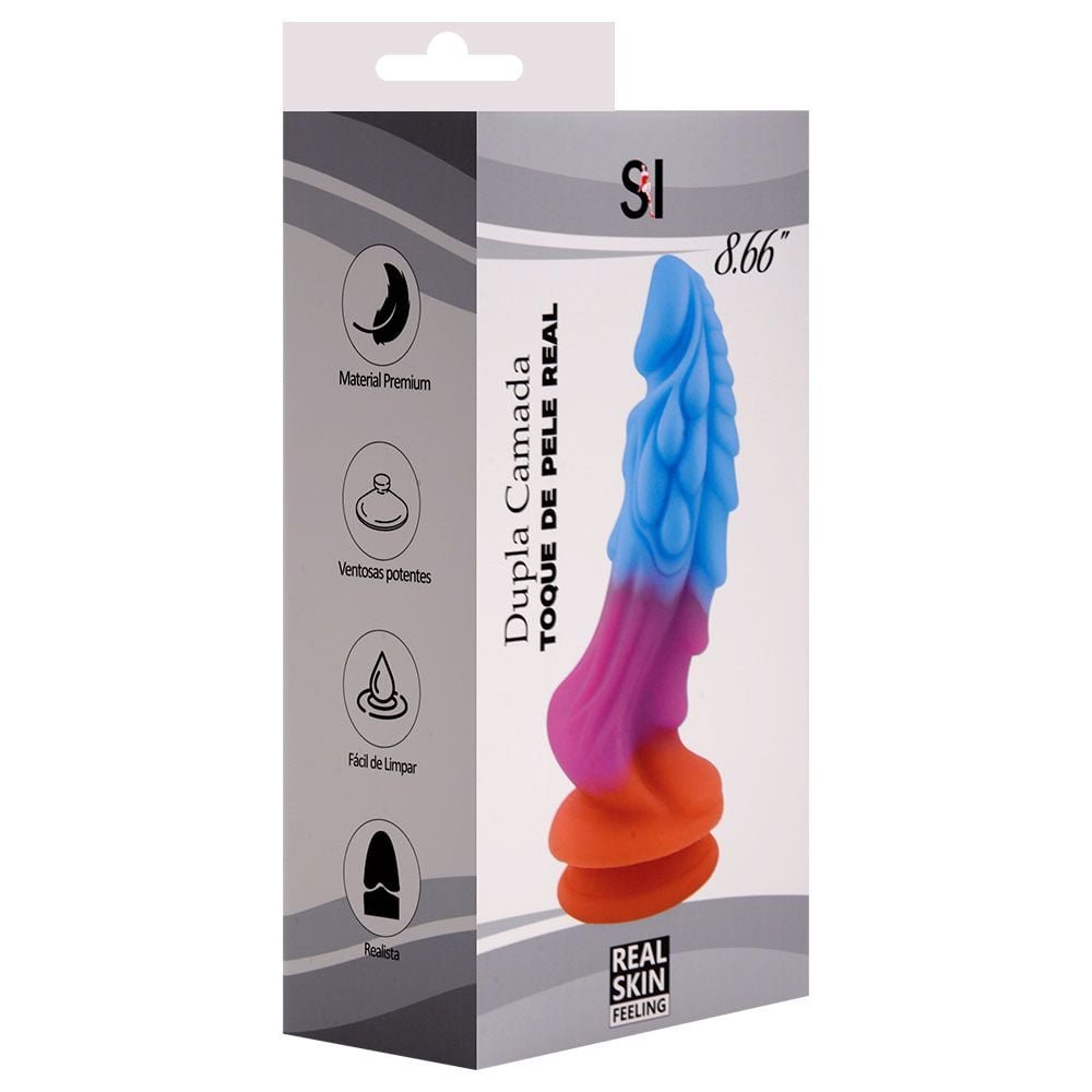 Plug Anal Master Colorido 20 X 5,2cm Si Sexy Import