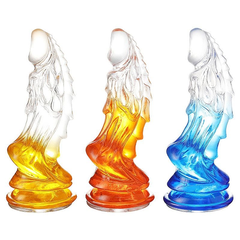Plug Anal Master em Silicone Colorido - Dildo - 22,0cm X 6,7cm - Vermelho