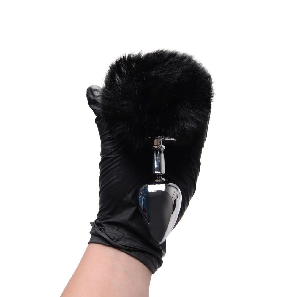 Plug Anal Médio Aço Pompom Coelho Sexy Import