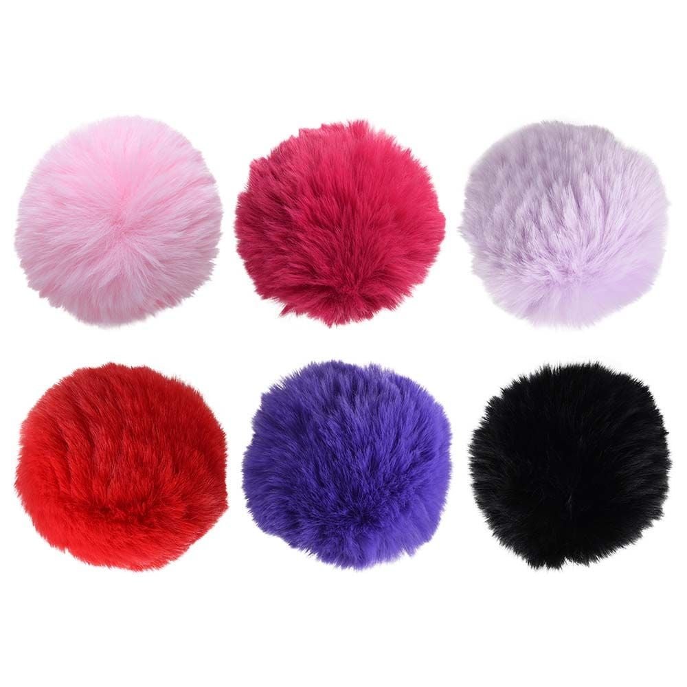 Plug Anal Médio Aço Pompom Coelho Sexy Import