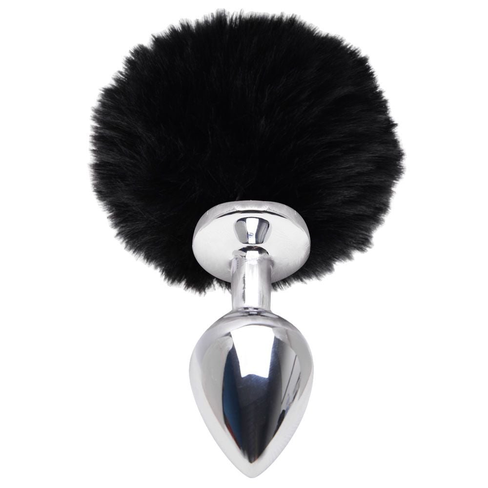 Plug Anal Médio Aço Pompom Coelho Sexy Import