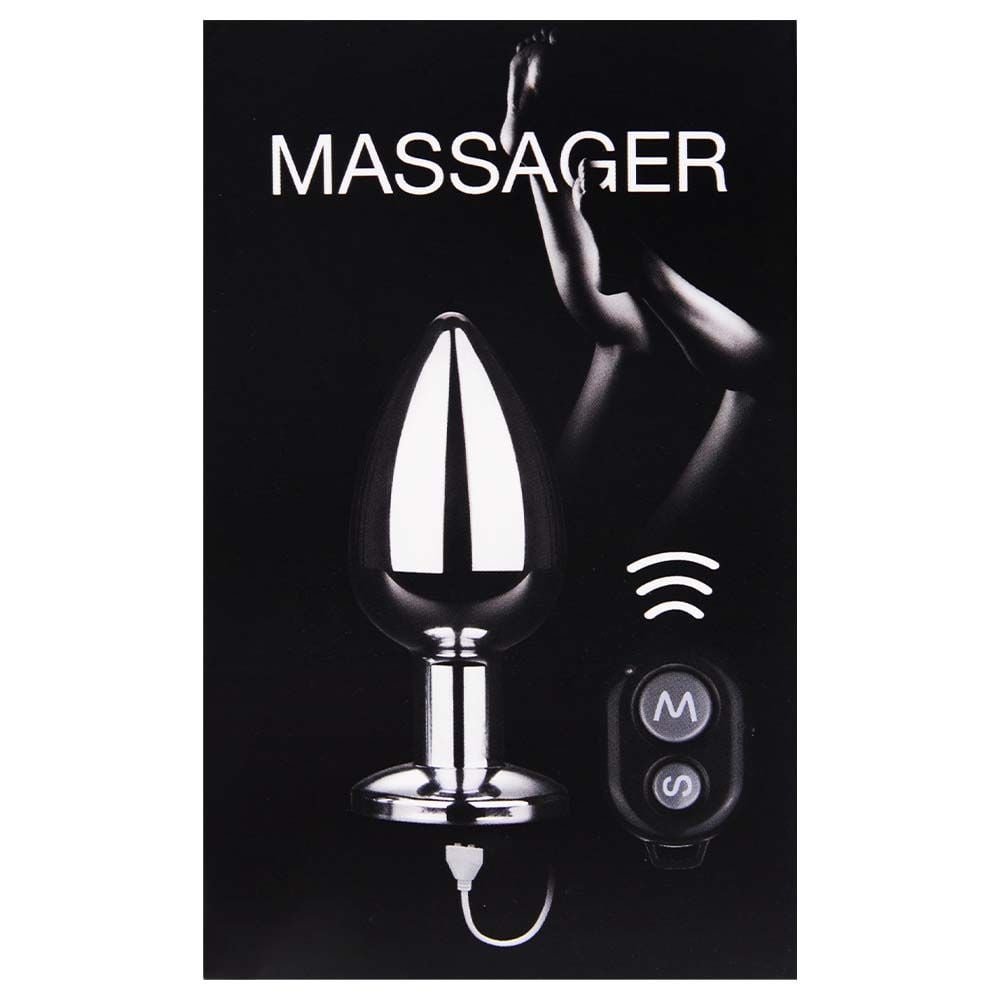 Plug Anal Metal 10 Vibrações Controle Remoto Vipmix
