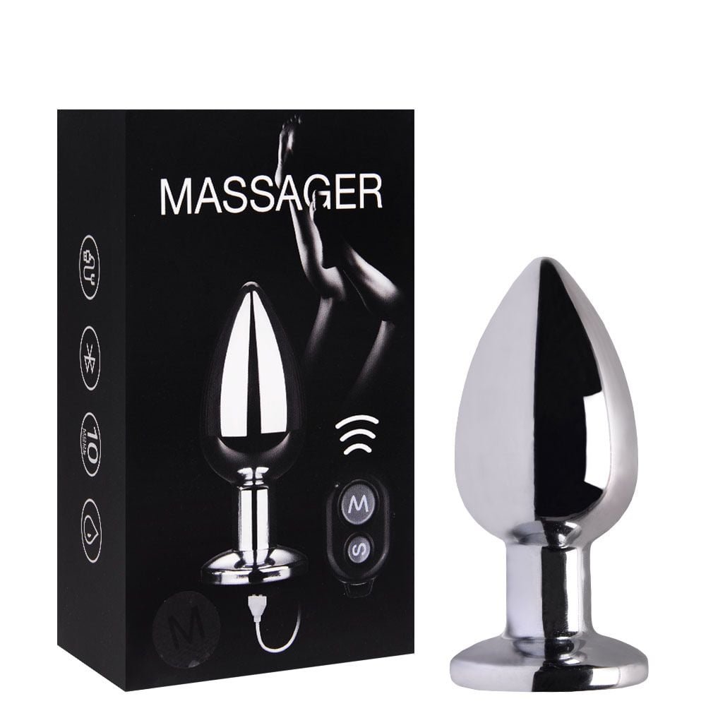 Plug Anal Metal 10 Vibrações Controle Vipmix