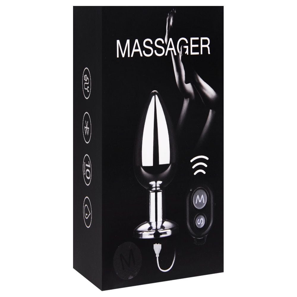 Plug Anal Metal 10 Vibrações Controle Vipmix
