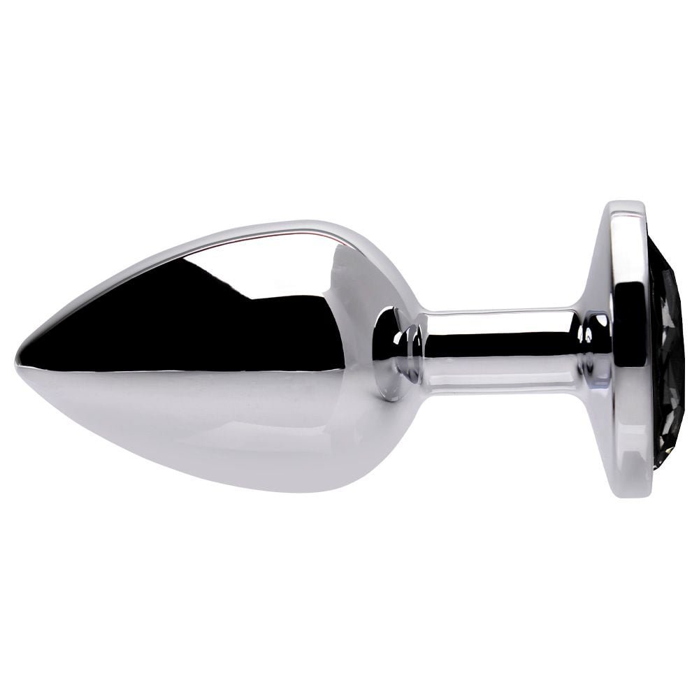 Plug Anal Metal Com Pedra G Sensual Love
