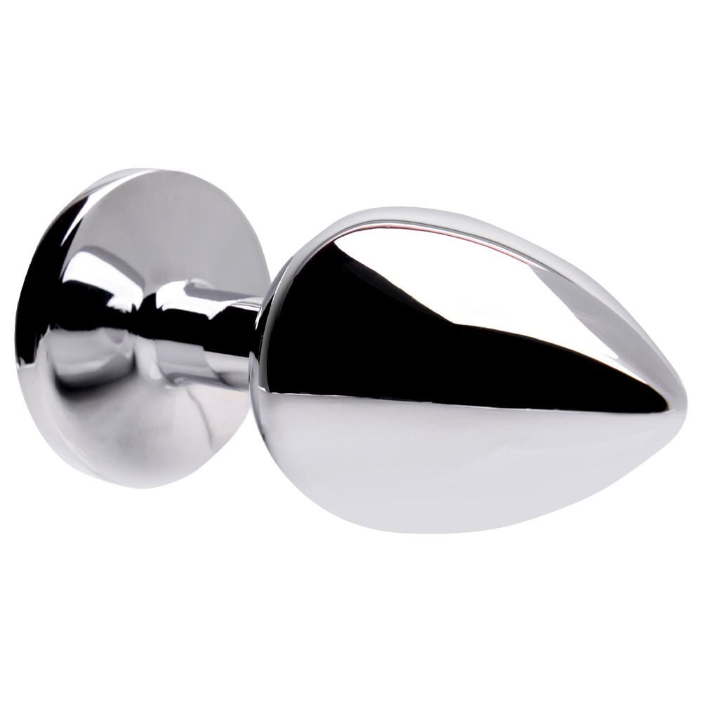 Plug Anal Metal Com Pedra G Sensual Love