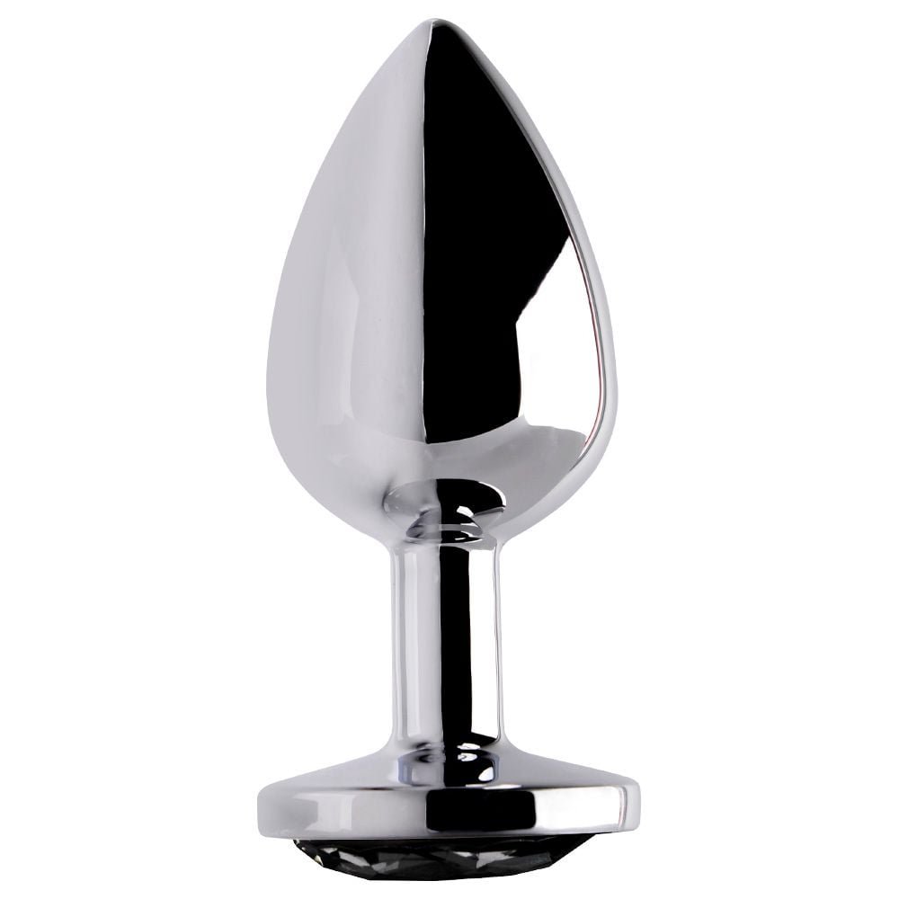 Plug Anal Metal Com Pedra G Sensual Love