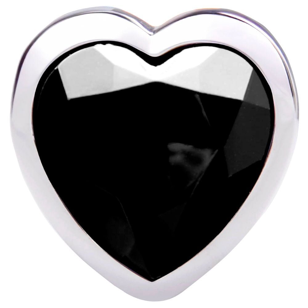 Plug Anal Metal Coração Pedra G Sensual Love