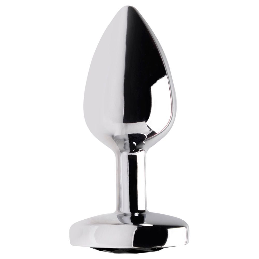Plug Anal Metal Coração Pedra P Sensual Love