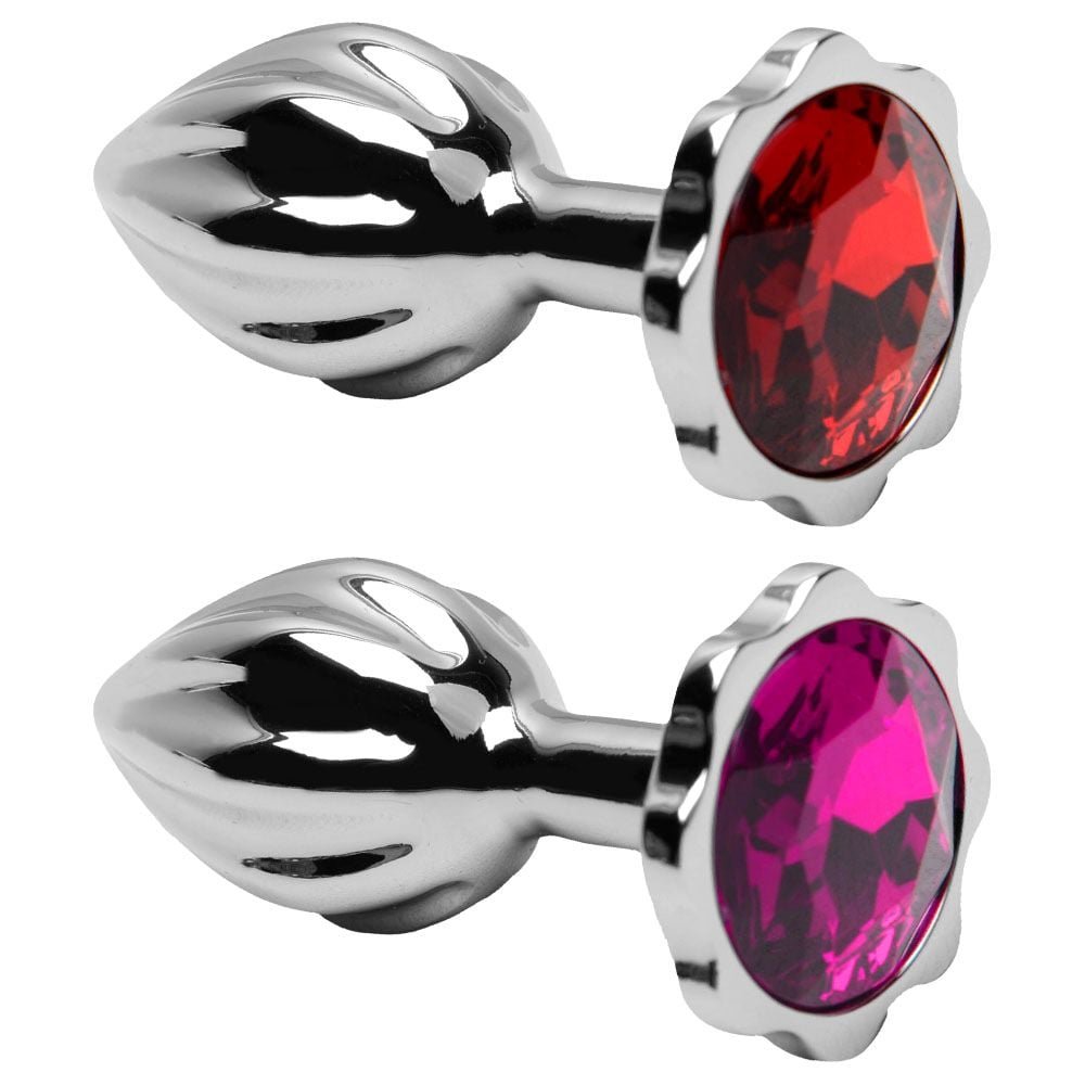 Plug Anal Metal Listras Verticais Tamanho P Vipmix