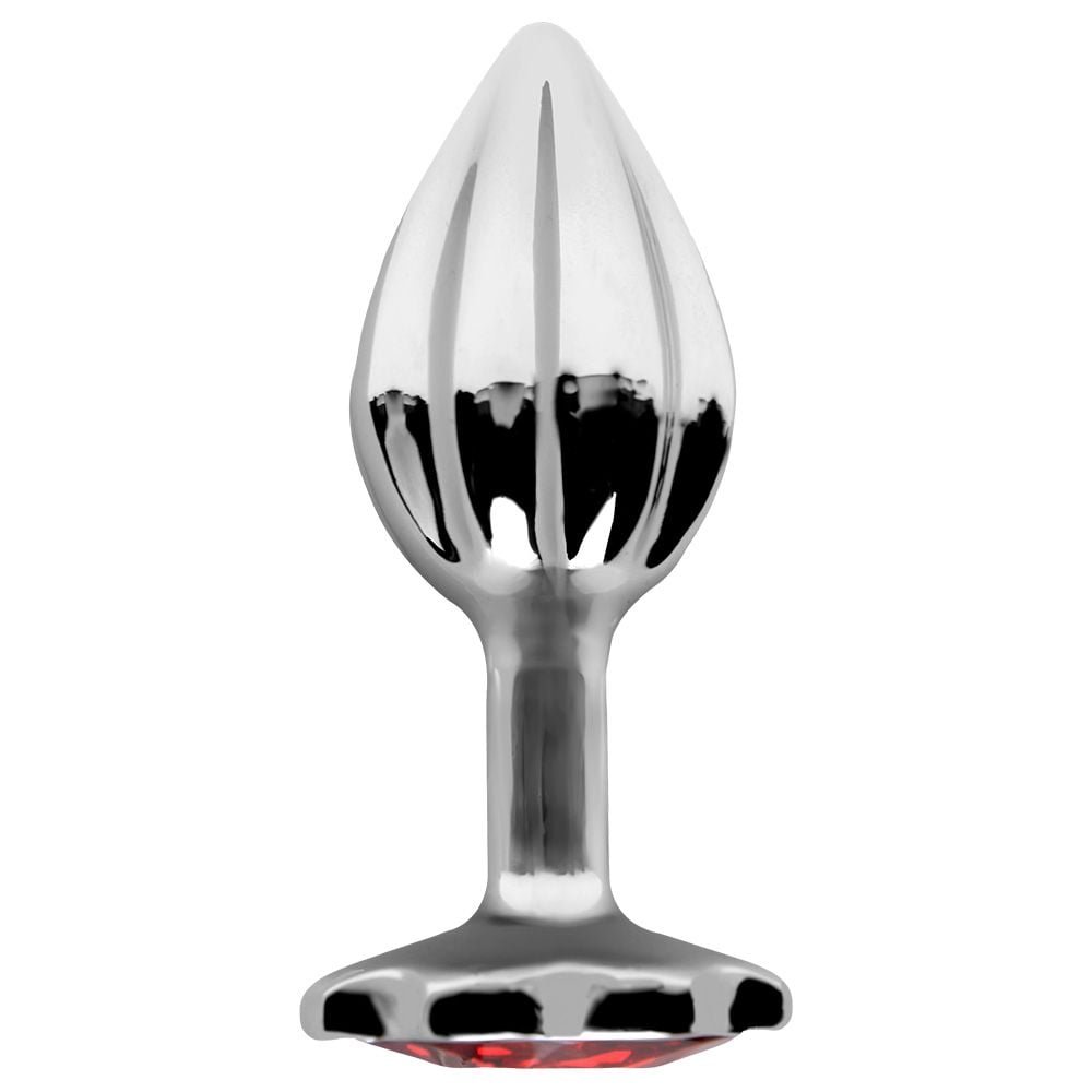 Plug Anal Metal Listras Verticais Tamanho P Vipmix