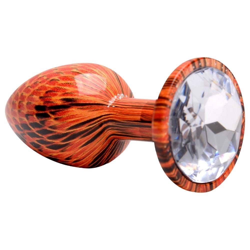 Plug Anal Metal Luxo Oncinha Tamanho P Vipmix