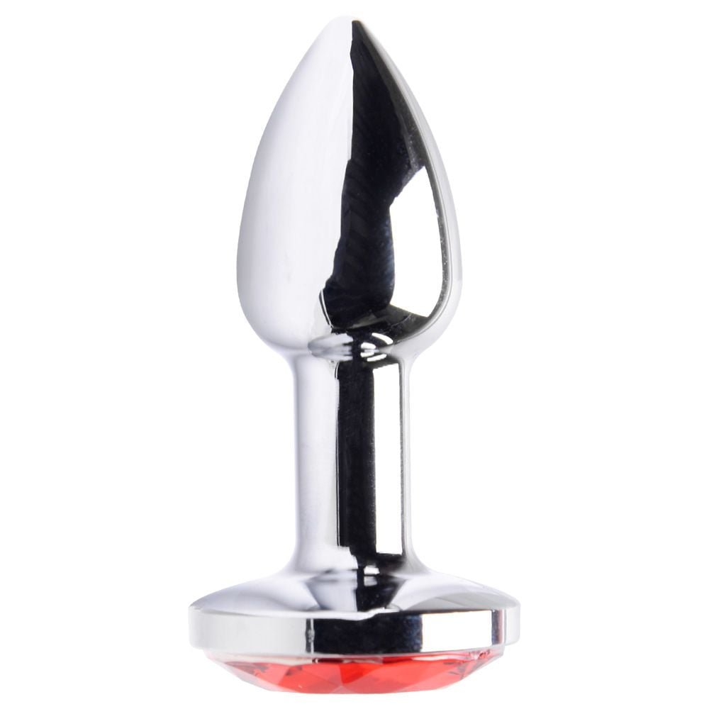 Plug Anal Mini Em Metal Cromado Cônico Vipmix