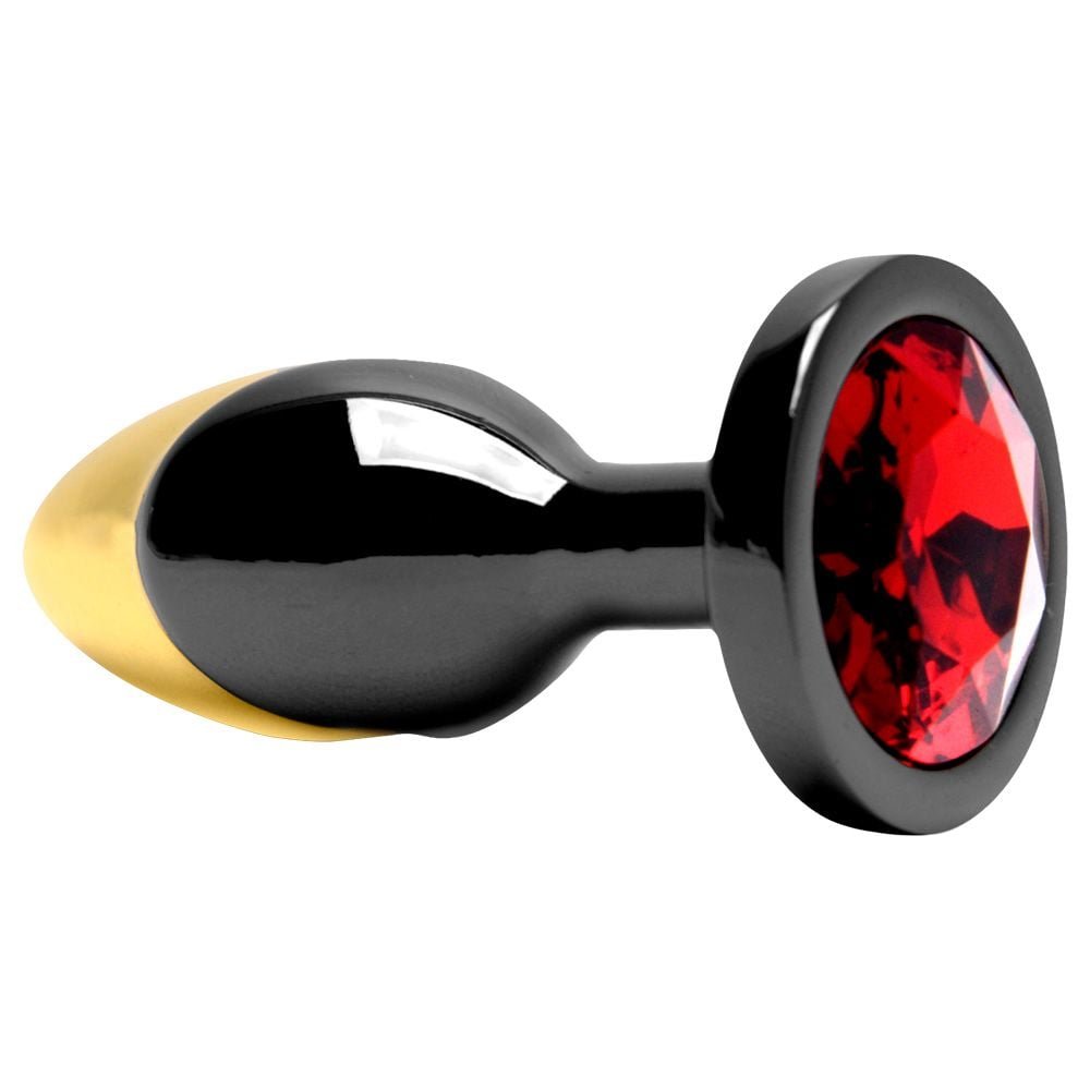 Plug Anal P Bicolor Luxo Pedra Acrílica Vipmix