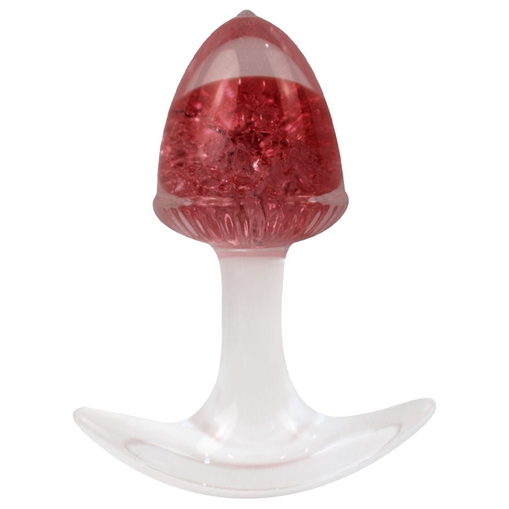 Plug Anal P Bolota Esfera Vidro 8,7 X 6,5cm Vipmix