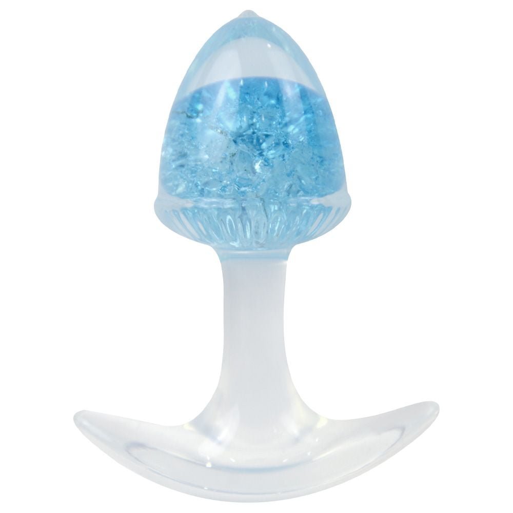 Plug Anal P Bolota Esfera Vidro 8,7 X 6,5cm Vipmix