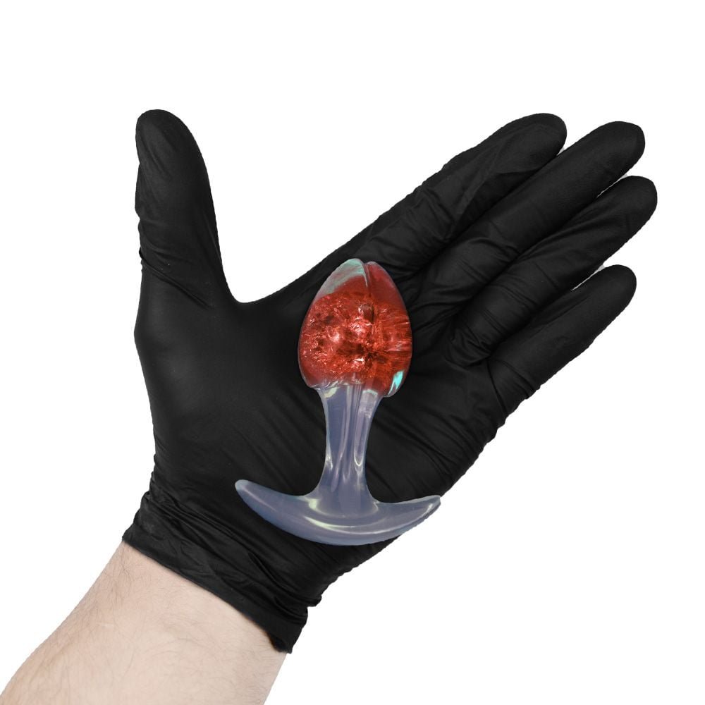 Plug Anal P Broto Esfera Vidro 8,8 X 6,5cm Vipmix