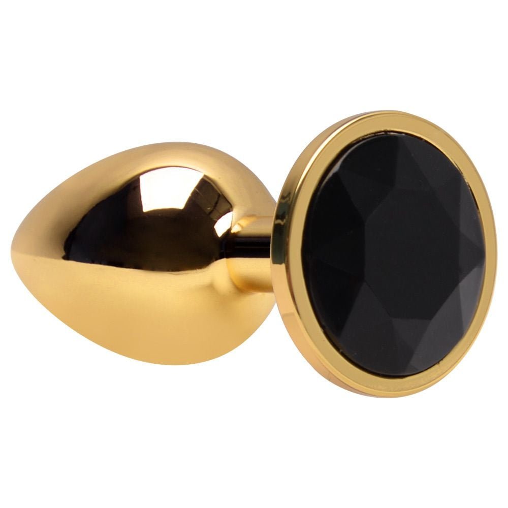 Plug Anal P Cônico Dourado 7 X 2,8cm Sexy Import