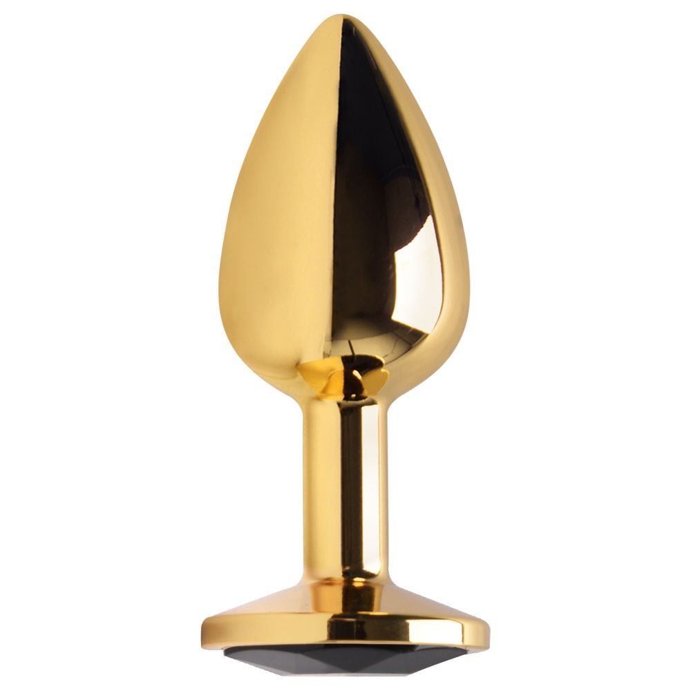 Plug Anal P Cônico Dourado 7 X 2,8cm Sexy Import