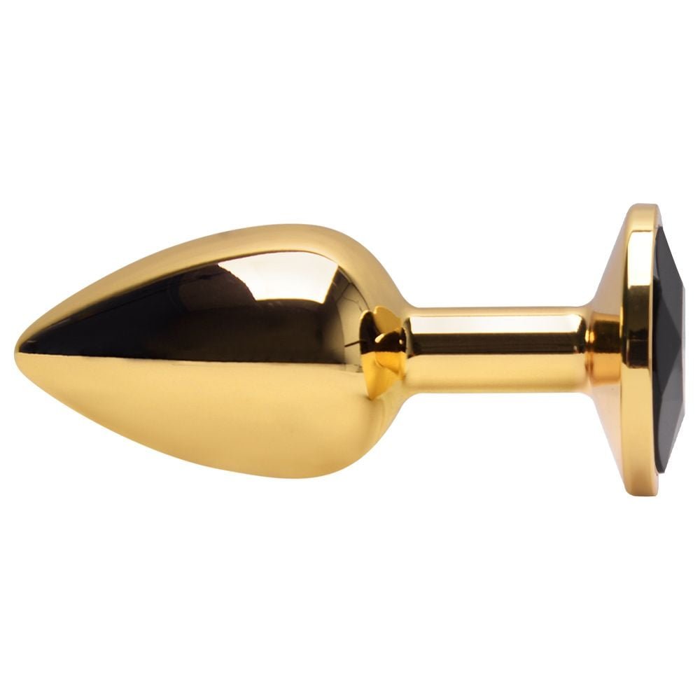 Plug Anal P Cônico Dourado 7 X 2,8cm Sexy Import