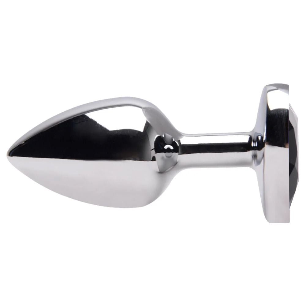 Plug Anal P Coração Aço Inox 7 X 2,8cm Sexy Import