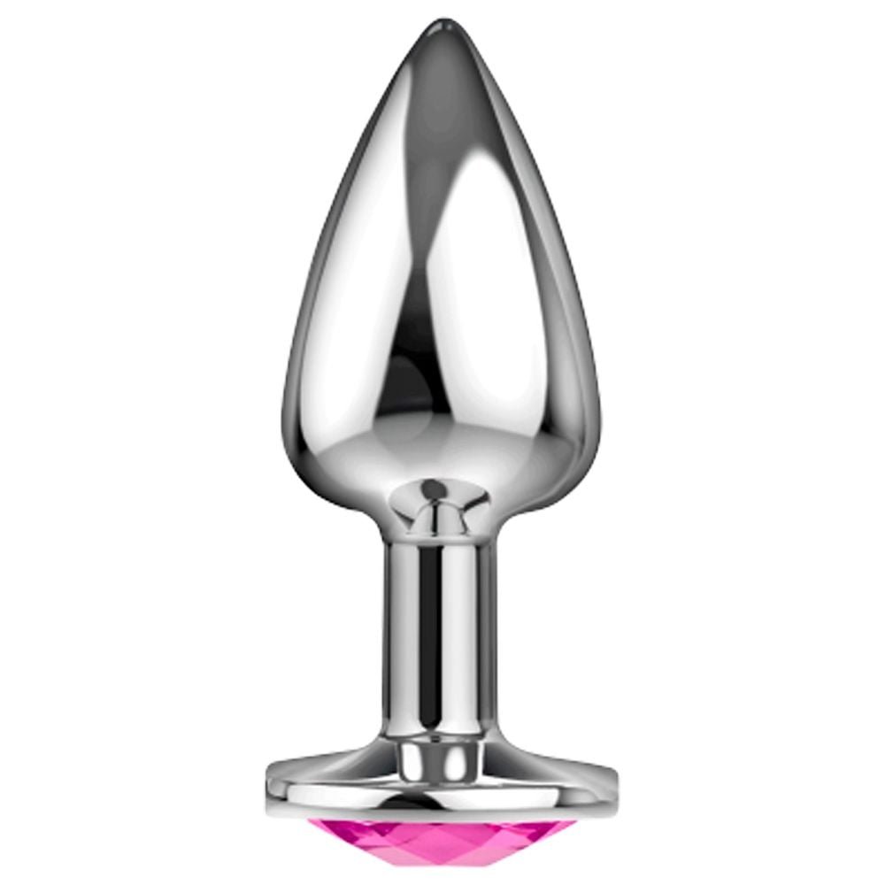 Plug Anal P Silver Detalhe Pedra La Pimienta