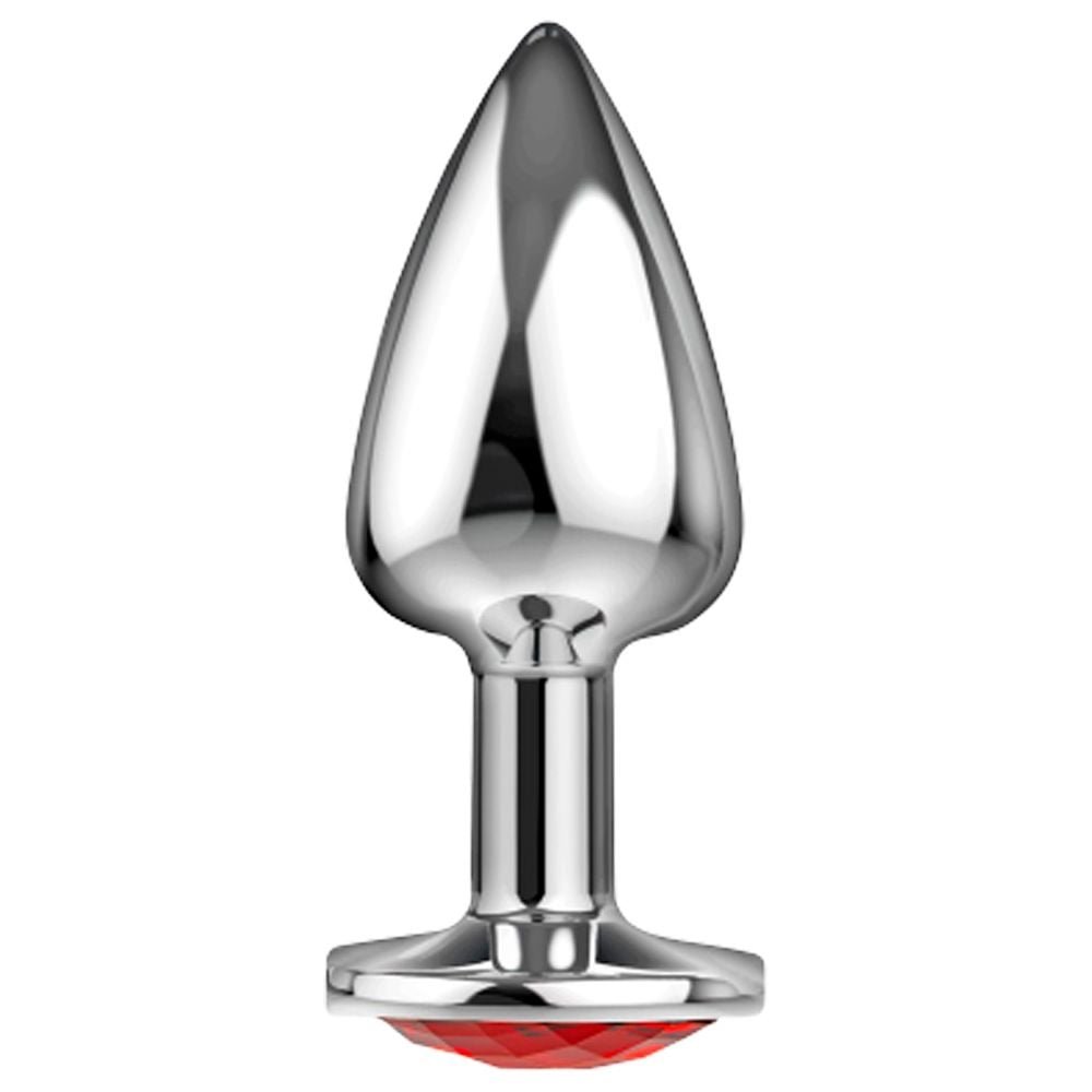 Plug Anal P Silver Detalhe Pedra La Pimienta
